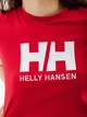 Женская Футболка HELLY HANSEN W HH LOGO T-SHIRT Красный S (7d34112-162 S) - изображение 4