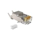 Коннектор мережевий RJ45, STP, cat.6A, 50μ, 1.45мм, зі вставкою Kingda KD-PG8056 - изображение 1