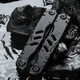 Мультитул многофункциональный Mancheng Hardware PA-31 Black плоскогубцы ножи пилки открывашка отвертки - изображение 4