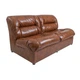 Диван Vizyt Двойка 87 x 150 x 85H см Натуральная Кожа Lux Италия Madras Коричневый - изображение 1