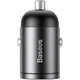 Зарядний пристрій Baseus Tiny Star Mini Quick Charge Car Charger USB-A Gray (VCHX-A0G) - изображение 2