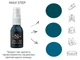Краска-спрей для замши и нубука MAVI STEP Nubuck Suede Spray 158 Темно-бирюзовый 25 мл (E08/158/025) - изображение 3