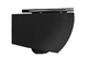 Унитаз Isvea Infinity clearimPlus Wall Hung WC 365x530 (10NF02001 2N-Matte Black) - изображение 3