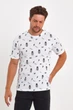 Футболка з принтом Trend Collection 188 Білий 2XL - зображення 6