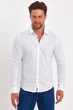 Рубашка однотонная Trend Collection 0872 Белый (v01) 2XL - изображение 5