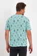 Футболка с принтом Trend Collection 188 бирюзовый 3XL - изображение 8