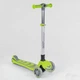 Самокат триколісний 46987 Best Scooter, складне алюмінієве кермо, 4 колеса PU зі світлом, d = 12 см - изображение 1