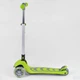 Самокат триколісний 46987 Best Scooter, складне алюмінієве кермо, 4 колеса PU зі світлом, d = 12 см - изображение 2
