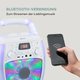 Караоке-система Auna StarMaker Plus Караоке-машина Bluetooth USB CD LED Show RCA - зображення 8