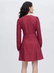 Платье короткое летнее женское Uniqlo 683318419 XS Красное (1159786359) - изображение 2