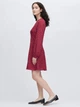Платье короткое летнее женское Uniqlo 683318419 XS Красное (1159786359) - изображение 3