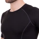 Футболка компрессионная мужская Zelart Lidong 1102 размер 2XL (50-52) Black-Grey - изображение 4