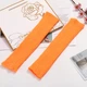 Яркие оранжевые гетры в рубчик One Size - изображение 4