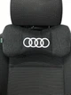 Подушка підголівник EKKOSEAT в машину - трисекційна, чорна. Audi - зображення 2