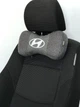 Подушка підголівник EKKOSEAT в машину - трисекційна, сіра. Hyundai - зображення 1