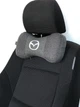 Подушка підголівник EKKOSEAT в машину - трисекційна, сіра. Mazda - зображення 1