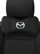 Подушка підголівник EKKOSEAT в машину - трисекційна, чорна. Mazda - зображення 2