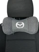 Подушка підголівник EKKOSEAT в машину - трисекційна, сіра. Mazda - зображення 2