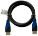 Кабель Savio CL-02 HDMI cable 1.5 м HDMI Type A (Standard) Black,Blue (SAVKABELCL-02) - зображення 1