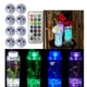 Светодиодные лампочки с пультом RGB (РГБ) 8 шт для авто, дома, бассейна, аквариума, декора IP68 от батареек CR2032 - изображение 1
