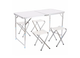 Стол для пикника раскладной с 4 стульями Folding Table 120х70х60 см компактный - изображение 1