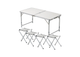 Стол для пикника раскладной с 4 стульями Folding Table 120х70х60 см компактный - изображение 4