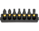 Касета з бітами DeWALT FlexTorq, L = 25 мм, Рh2, Pz2, Т20 – 2 шт, Т25 – 2 шт, Т30 DT70810 - зображення 1