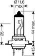 Лампа фарна H7 12v 55w Px26d Longlife (вір-во OSRAM) OSRAM (64210L) - зображення 2