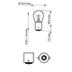 Автомобiльна лампа: 12 [В] (к-кт 2 шт) P21W Vision 21W цоколь BA15s Blister Philips (12498B2) - зображення 3
