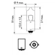 Автолампа 10W Philips (12024CP) - зображення 3