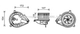 Вентилятор салону MB, VW вир-во AVA Ava (MS8616) - зображення 1