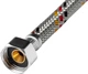Шланг гибкий KRONER оплетка нержавеющая сталь 1/2"x1/2" ВВ 60 см (CV023708) - изображение 2
