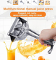 Соковыжималка для фруктов с зажимом Hand Juicer 182969 ручная (SN9QI11742) - изображение 7