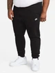 Спортивные штаны утепленные мужские Nike Sportswear Club BV2671-010 XL Black/Black/White (193147707496) - изображение 4