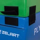 Бокс плиометрический мягкий набор Zelart PLYO BOXES FI-3634 3шт 90х75х30/45/60см зеленый, синий, красный - изображение 4