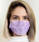 Маски медицинские Medicom одноразовые защитные трехслойные фиолетовые с фиксатором для носа 50 шт - изображение 3