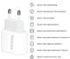 Швидка зарядка 20W для Apple iPhone iPad Samsung type-C + кабель Power Adapter зарядний пристрій Essager PD - зображення 4