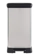 Контейнер для сміття з педаллю сріблястий Curver Deco Bin 50L - зображення 6