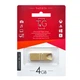 Флеш-накопичувач USB 4GB T&G 117 Metal Series Gold (TG117GD-4G) - зображення 2