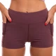 Шорти жіночі короткі Zelart Fit L3010 розмір XL (170-175см) Burgundy - зображення 1