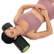 Массажный ролик роллер гладкий Zelart Foam Roller 9327-45 длина 45см Black-Green - изображение 7