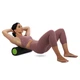 Массажный ролик роллер гладкий Zelart Foam Roller 9327-45 длина 45см Black-Green - изображение 8