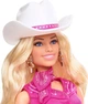 Лялька Барбі колекційна Марґо Роббі Вестерн у рожевому костюмі Barbie The Movie Collectible Margot Robbie in Pink Western Outfit (HPK00) - зображення 4
