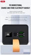 Зовнішній акумулятор повербанк Power bank XO PR130 40000mAh |2USB/Type-C/Micro, QC/PD| Black - зображення 5