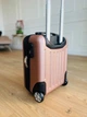 Пластиковый чемодан ручная кладь Lowcost лоукост для Wizz Air 40 x 30 x 20 розовое золото 520 - изображение 2