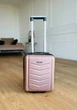 Пластиковый чемодан ручная кладь Lowcost лоукост для Wizz Air 40 x 30 x 20 розовое золото 520 - изображение 5