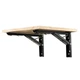 Откидной механизм столика из нержавеющей стали ZUOGANG Fold Bracket F14 - 34cm (Slim) Черный (2 шт) - изображение 2