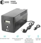 ИБП QUBE DG 1250 1250VA/720W LCD 4 x Schuko RJ-45 USB (QBDG1250) - изображение 5