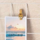 Дизайнерські прищіпки з дерева золоті ведмедики комплект 8 штук - зображення 3