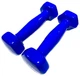 Комплект виниловых гантелей 50 Blue 2 шт по 0,5 кг - изображение 3